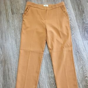 Golden Pants with Pocket Detail